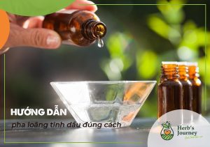 Pha loãng tinh dầu đúng cách