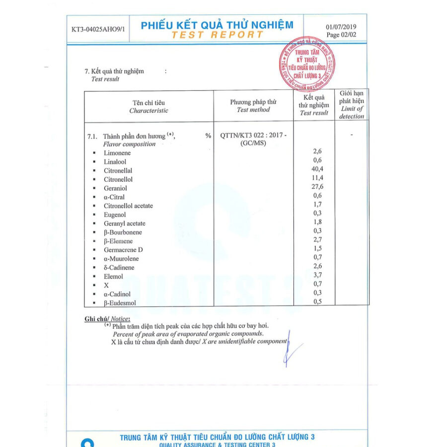 Tinh dau Sa Java treo xe o to Khu mui xe thom phong Lo 10ml kem vo treo BEFINE 2