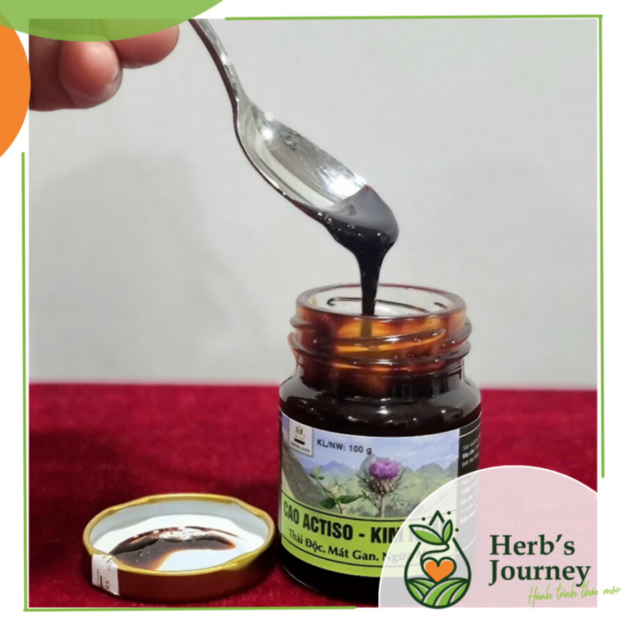 Cao Actiso + Kim ngân - Lọ 100g - Herbland - Thanh mát cơ thể 3 main 3