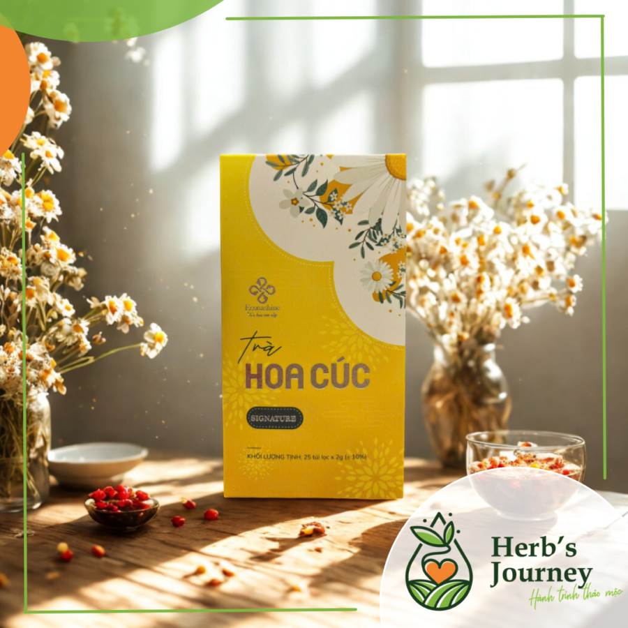 Tra Hoa Cuc Signature Econashine Hop 25 tui loc x 2g 1